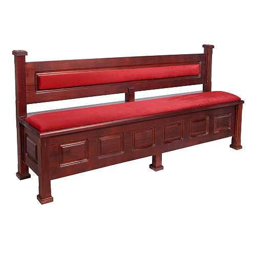 Скамья-сундук ʺМакарьевскаяʺ тёмная, 200х45х90 см