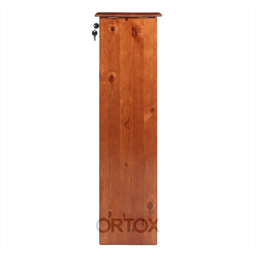 Ящик для пожертвований "Суздальский", цвет "кипарис", напольный, прямой, 25х25х90 см фото 3