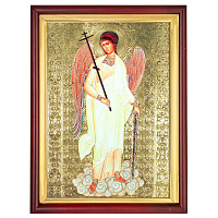 Икона большая храмовая Ангел Хранитель, прямая рама №1