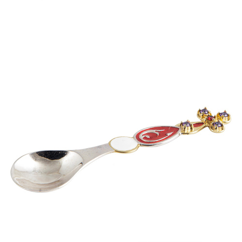 Дароносица "Виноградная лоза" из ювелирного сплава, высота 13,5 см фото 9