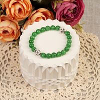 Браслет из камня (кошачий глаз)