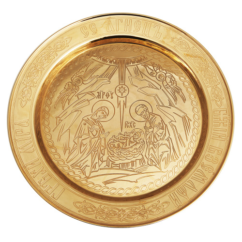 Евхаристический набор из 3 предметов, ювелирный сплав, мельхиор, позолота фото 4 Евхаристический набор из 3 предметов, ювелирный сплав, мельхиор, позолота фото 4