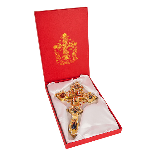 Крест напрестольный / требный, цинковый сплав, литография, 19х30 см фото 9 Крест напрестольный / требный, цинковый сплав, литография, 19х30 см фото 9