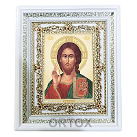 Икона Спасителя, 24х28 см, багетная рамка №3