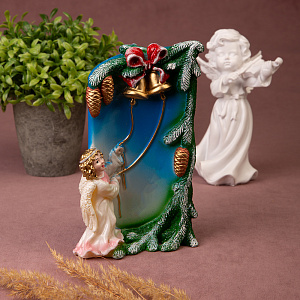 Свеча декоративная "Рождественский ангел", высота 17 см (парафин)
