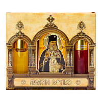 Набор ароматов с иконой святителя Луки Крымского, в индивидуальной подарочной упаковке, 2 шт. по 10 мл