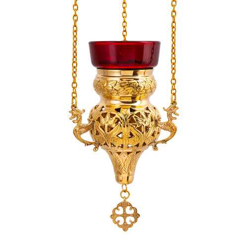 Лампада подвесная, латунь, 11х17 см, №3, У 13-0147