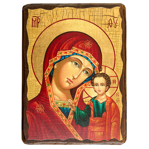 Икона Божией Матери "Казанская", под старину №2 фото 2