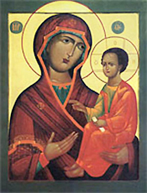Икона Богородицы «Одигитрия» Выдропусская