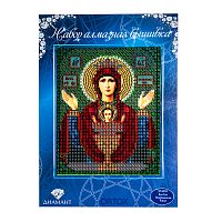 Алмазная мозаика "Икона Божией Матери "Неупиваемая Чаша", 15х20 см
