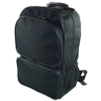 Рюкзак требный черный жесткий из ткани, 33х23х48 см