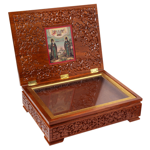 Ковчег для мощей "Суздальский", цвет "кипарис", 40х30х13 см  фото 2