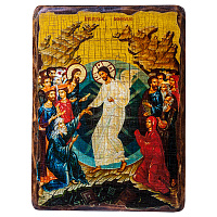 Икона Воскресения Христова, под старину №1