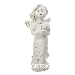 Фигурка Ангела "Любовь", высота 21 см, керамика (керамика)