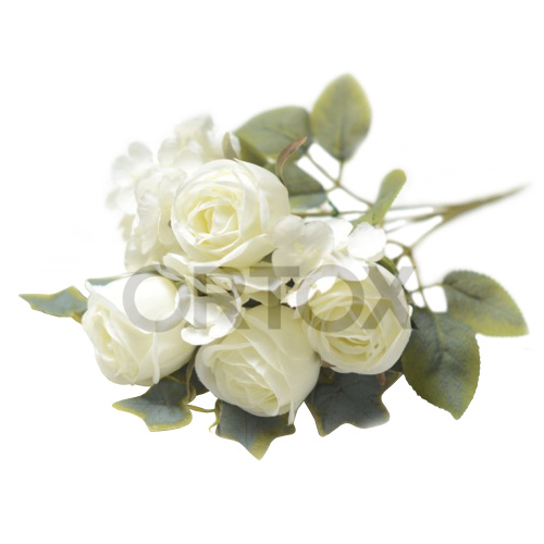 Цветы искусственные "Букет роз", цвета в ассортименте фото 2