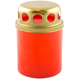 Лампада неугасимая (фонарик) со сменным блоком, цвета в ассортименте (красная)