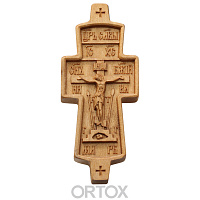 Крест параманный деревянный, резной, 3,2х8 см