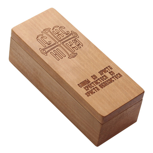 Крестильный ящик деревянный с наполнением, резной, 11,4х4,6х4,2 см фото 8