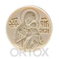 Купить печать для просфор с иконой божией матери "владимирская", ø 6 см, у 3-0712