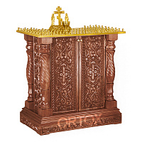 Панихидный стол на 100 свечей "Костромской" светлый, 85х50х93 см