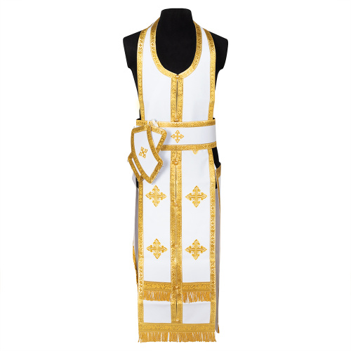 Иерейское облачение греческое белое фото 3