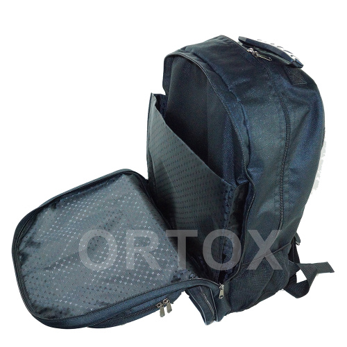 Рюкзак требный черный жесткий из ткани, 33х23х48 см фото 2