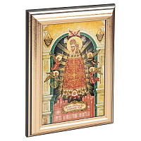 Икона Божией Матери "Прибавление ума" в пластиковой рамке, 13х1,5х18 см