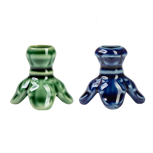 Подсвечник настольный керамический "Тюльпан", 3,1х3 см