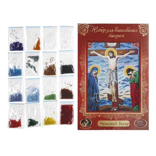 Набор для вышивания бисером "Икона "Распятие Иисуса Христа", 19х24 см фото 2 Набор для вышивания бисером "Икона "Распятие Иисуса Христа", 19х24 см фото 2