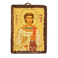 Икона апостола, первомученика и архидиакона Стефана, 6,5х9 см, под старину