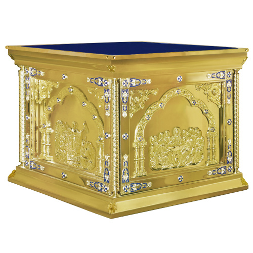 Облачение на престол "Золотые своды", эмаль (высота 107 см) фото 2