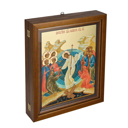 Комплект икон "Двунадесятые праздники" в киоте, 13 икон, 24х30 см, картон фото 7
