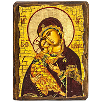 Икона Божией Матери "Владимирская", под старину №1