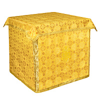 Облачение на престол с пеленой, шелк "Горненский", желтое с золотом Облачение на престол с пеленой, шелк "Горненский", желтое с золотом