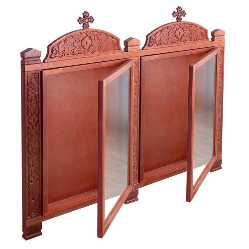 Киот настенный "Суздальский", цвет "кипарис", два модуля фото 7