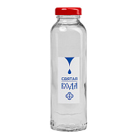 Бутылка для святой воды стеклянная, 0,33 л