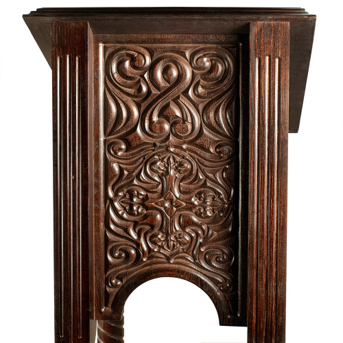 Аналой боковой "Петропавловский" темный, 44х44х120 см, У 3-2022 фото 4