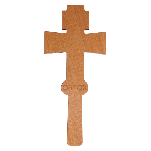Крест напрестольный деревянный резной, 11х23 см фото 2