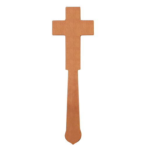 Крест постригальный деревянный резной, 6,4х16 см фото 7