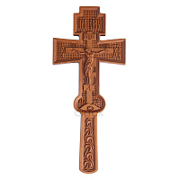 Крест напрестольный деревянный резной, 11х23 см
