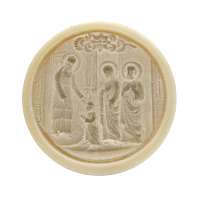 Печать для просфор с иконой "Введение во храм Пресвятой Богородицы", Ø 55 мм