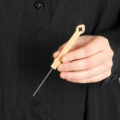 Игла просфорная с деревянной ручкой, №2 фото 3