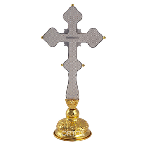 Крест напрестольный с подставкой, 19х40 см фото 3