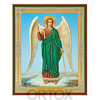 Икона Ангела-Хранителя, МДФ №4, 15х18 см