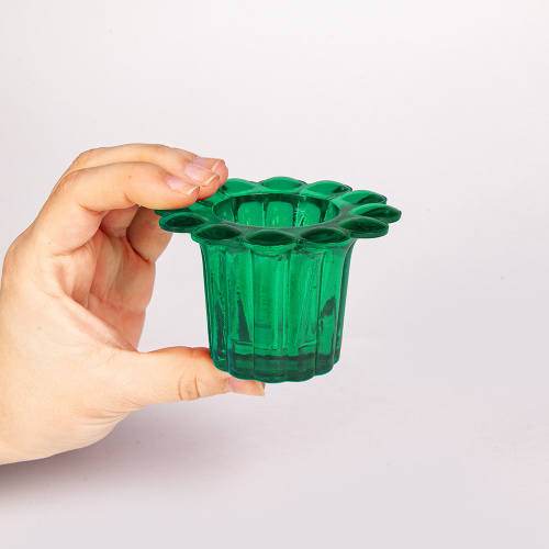 Стаканчик для лампадки "Ромашка" зеленый, 8х5,5 см фото 3 Стаканчик для лампадки "Ромашка" зеленый, 8х5,5 см фото 3