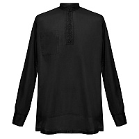 Рубашка для священнослужителей, хлопок, вышитый ворот