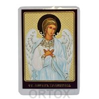 Икона Ангела Хранителя, 6х8 см, ламинированная 