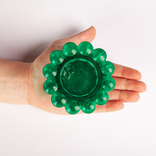 Стаканчик для лампадки "Ромашка" зеленый, 8х5,5 см фото 4 Стаканчик для лампадки "Ромашка" зеленый, 8х5,5 см фото 4