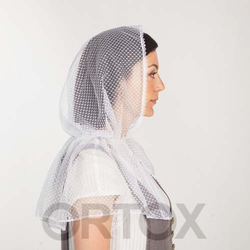 Неспадаемый платок (капор), шелк, размер универсальный фото 2