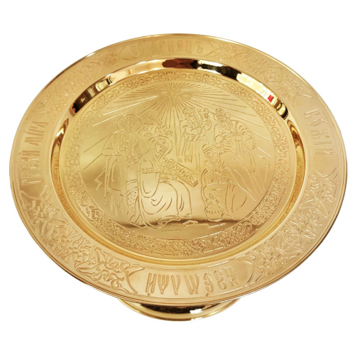 Евхаристический набор из 7 предметов с потиром на 1 л, комбинированный фото 4 Евхаристический набор из 7 предметов с потиром на 1 л, комбинированный фото 4